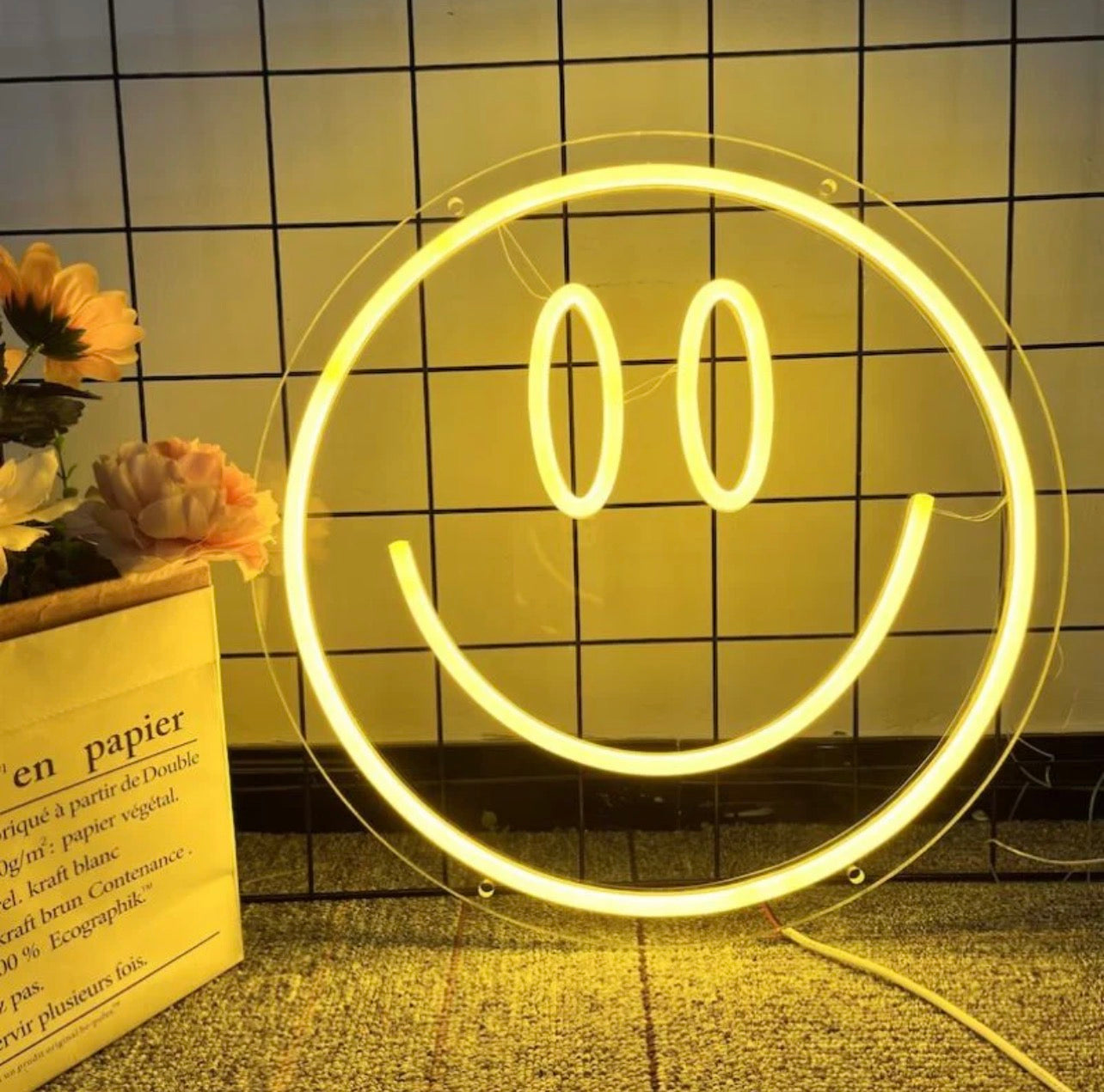 Smiley Face Yellow 3F