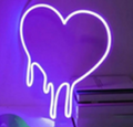 Mirror Heart Purple 2D