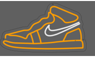 Multi Color Nike Shoe 4D