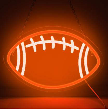 Football Orange 3D